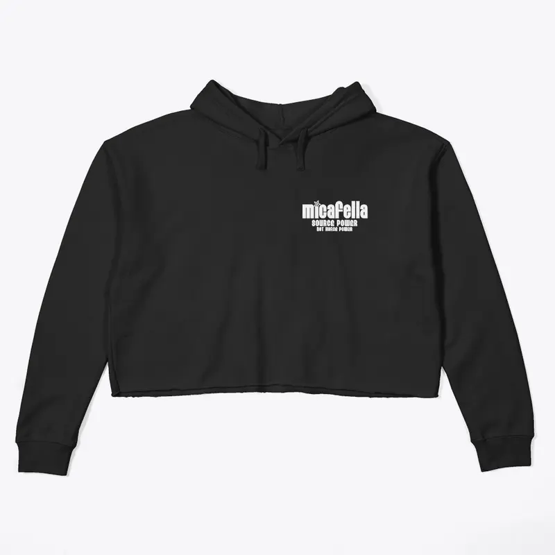 The Micafella's Crop Hoodie